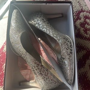 Bandolino Cheetah Print Sparkly Heels